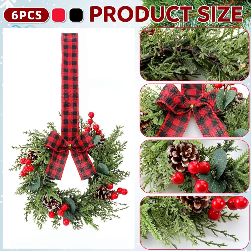 🎄Christmas Early Discount 49% Off✨Each wreath is only $4.8. Christmas hanging wreath