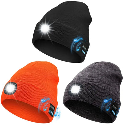 🔥HZA™ Smart Bluetooth Beanie — Music, Light & Warmth Combined