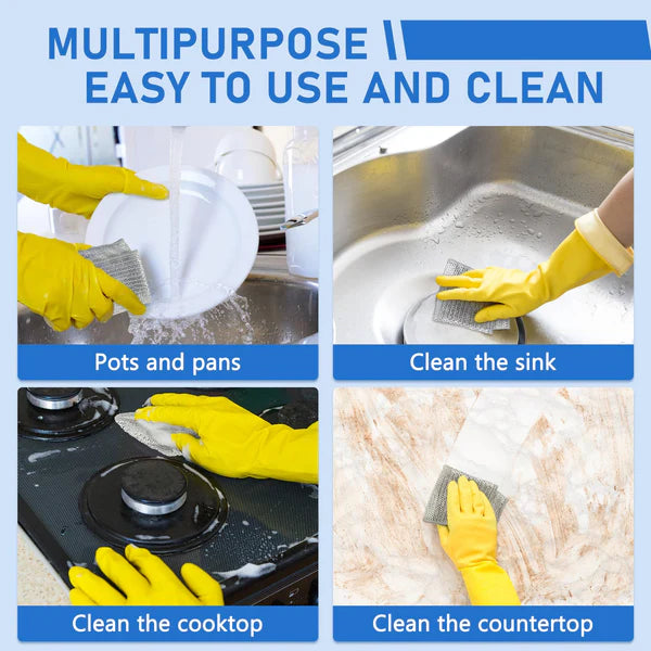 Reusable Diamond Weave Scrubber Cloths – Tough on Stains, Gentle on Surfaces