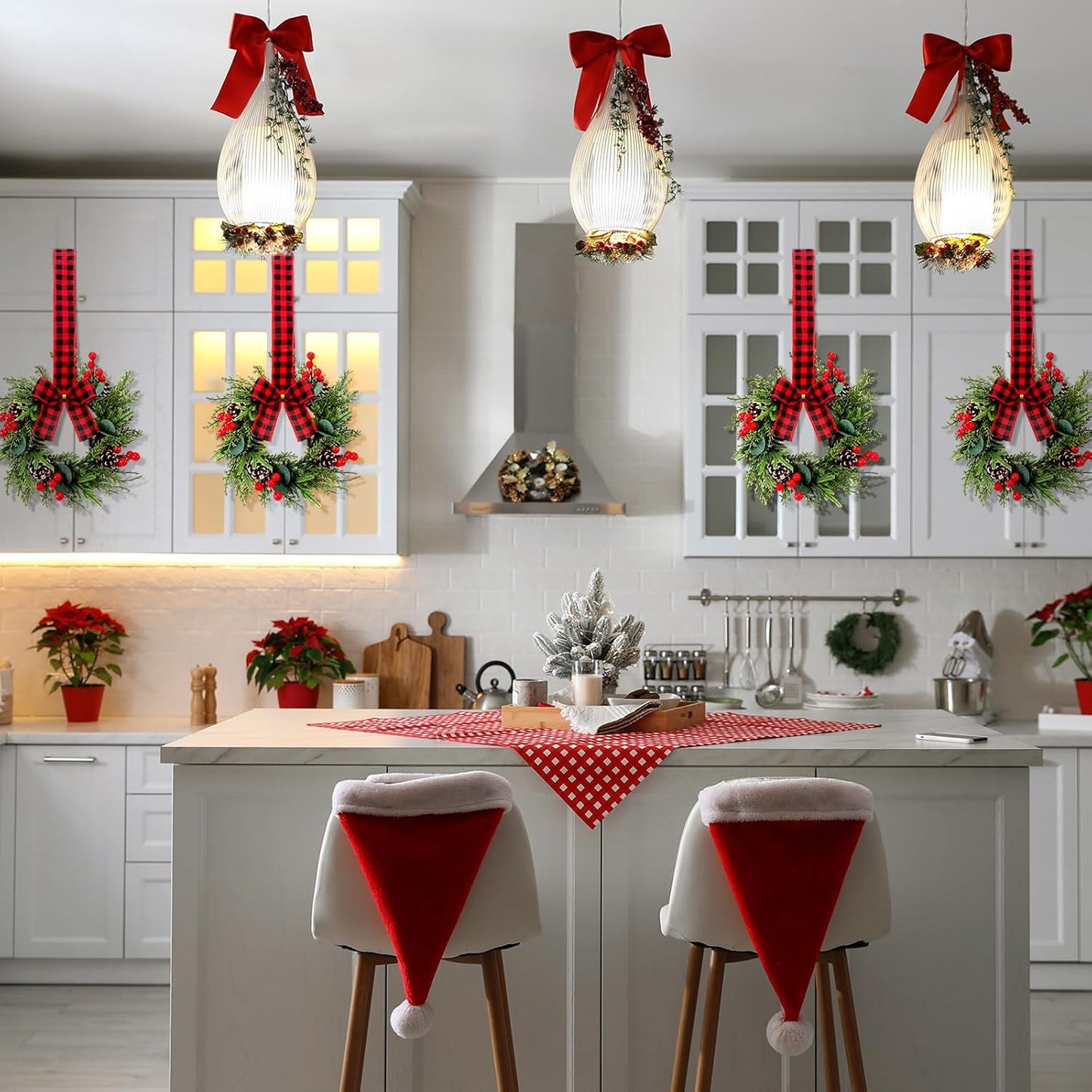 🎄Christmas Early Discount 49% Off✨Each wreath is only $4.8. Christmas hanging wreath