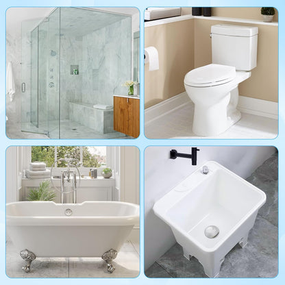 🧊Disposable Toilet Brush Set – with Built-In Cleaner & 24 Refills