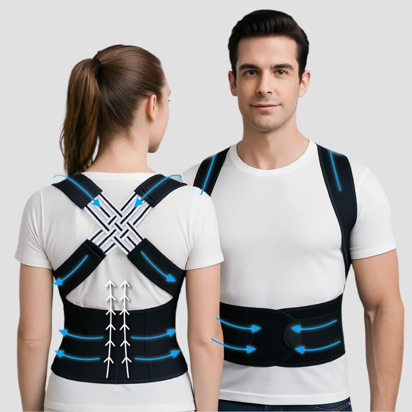 (🔥Limited Time Half Price Sale🔥)👦HZA™ - THE ORIGINAL BACK HERO-Posture Corrector👧