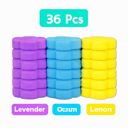 🧊Disposable Toilet Brush Set – with Built-In Cleaner & 24 Refills