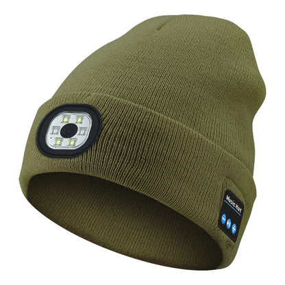 🔥HZA™ Smart Bluetooth Beanie — Music, Light & Warmth Combined