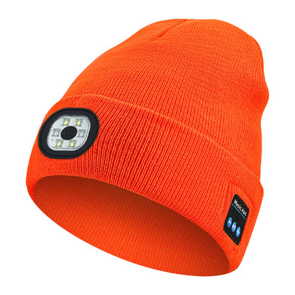 🔥HZA™ Smart Bluetooth Beanie — Music, Light & Warmth Combined