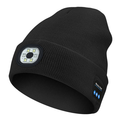 🔥HZA™ Smart Bluetooth Beanie — Music, Light & Warmth Combined